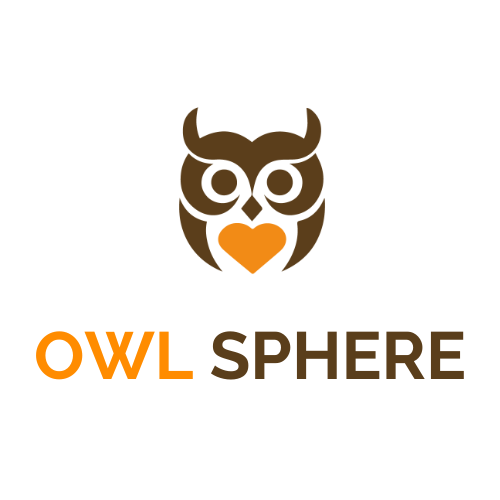 logo owl sphere